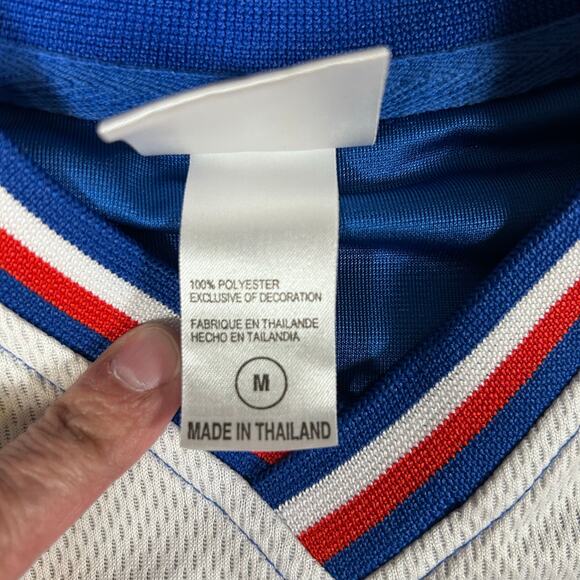 Chicago Cubs SGA Logo Jersey Womens M White Blue Sleeveless Basketball Tank‎ Top - Picture 4 of 7